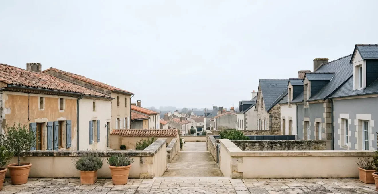 Représentation symbolique des zones géographiques et conditions climatiques variées en France